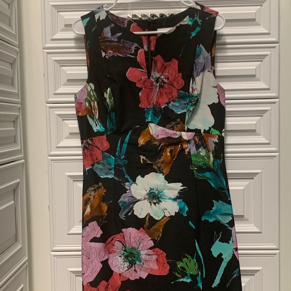 Milly Black Floral Dress - Picture 1 of 4